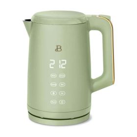 1.7-Liter Electric Kettle 1500 W with One-Touch Activation (Color: Sage Green)